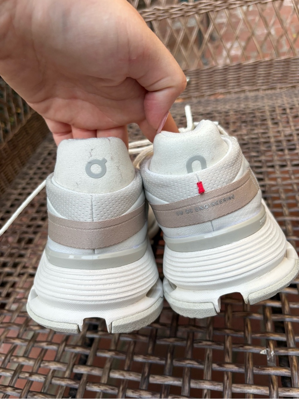 On Cloudnova 2 Sneakers in Ice/Sand NEW - Picture 6 of 11